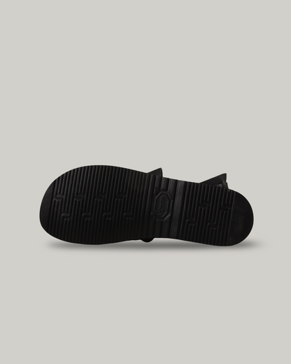 FRACAP R005 SLIP ON SHOE - BLACK ARANCIA
