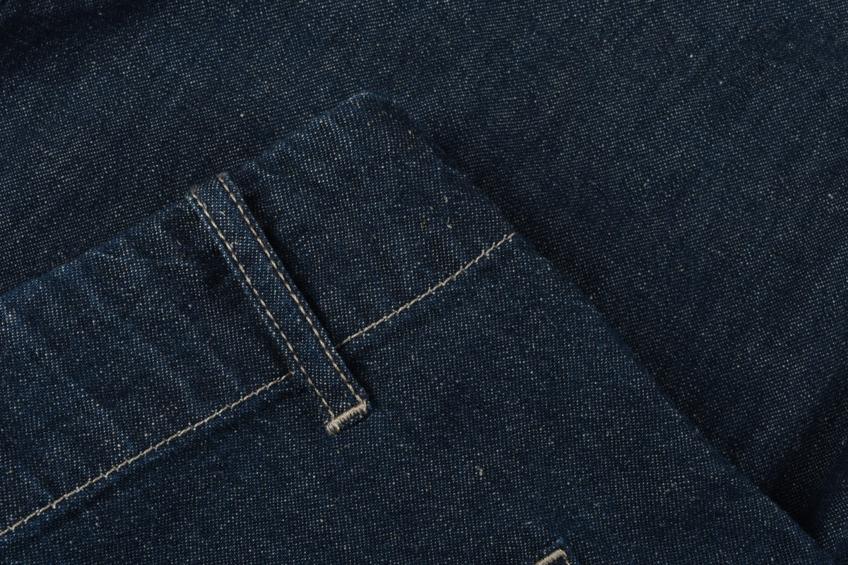 EAT DUST FRISCO CHINO HEMP DENIM - INDIGO