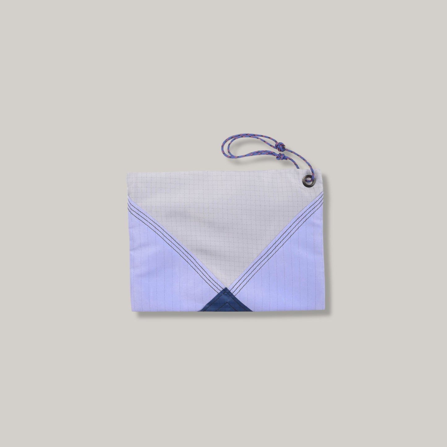 EPPERSON MOUNTAINEERING ZIPPER POUCH - PURPLE/WHITE/BLUE