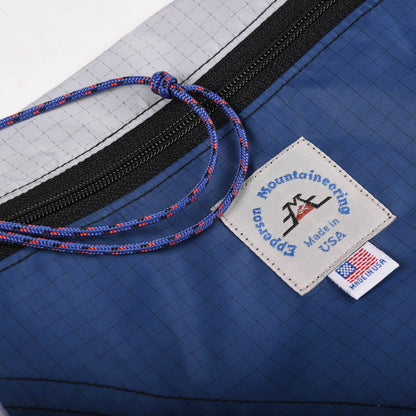 EPPERSON MOUNTAINEERING ZIPPER POUCH - PURPLE/WHITE/BLUE