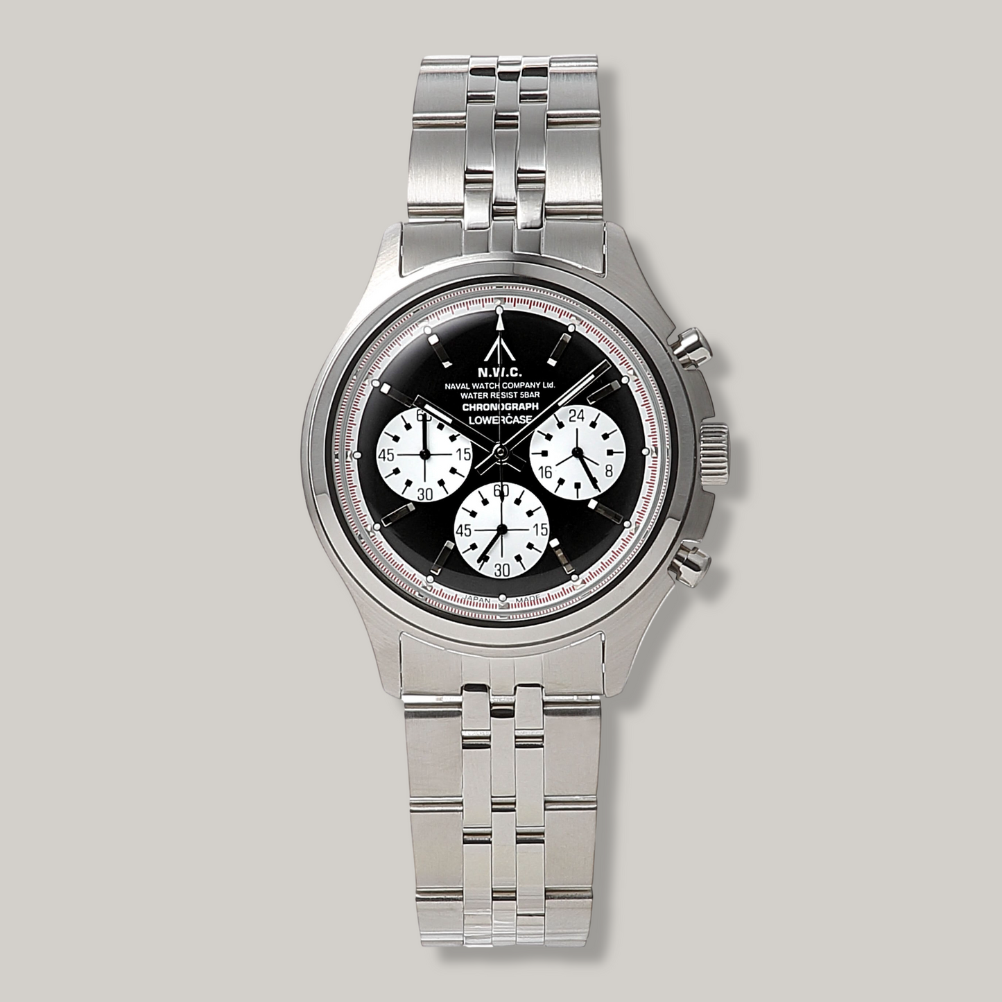 Naval Watch Co. FRXC012 Chronograph 3links S/S Metal strap