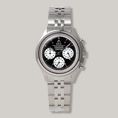 Naval Watch Co. FRXC012 Chronograph 3links S/S Metal strap