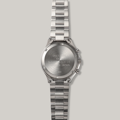 Naval Watch Co. FRXC012 Chronograph 3links S/S Metal strap