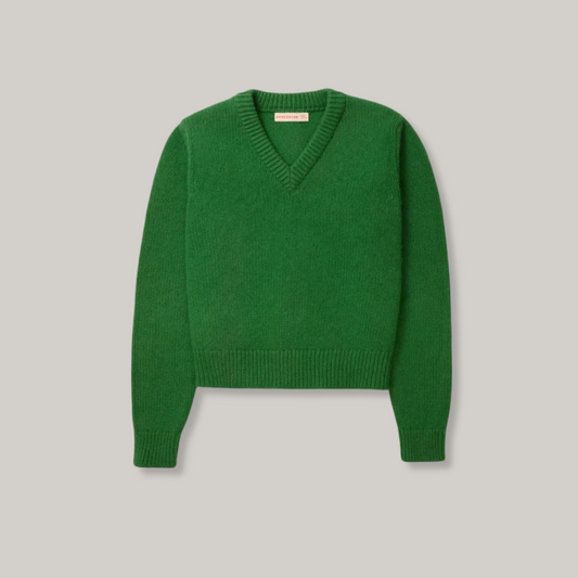 &DAUGHTER GLENN V-CHECK - PAGODA GREEN