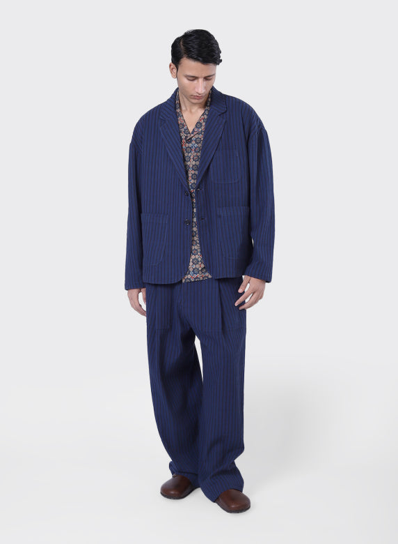 KARDO HUGH 2.0 BLAZER  - NAVY STRIPE
