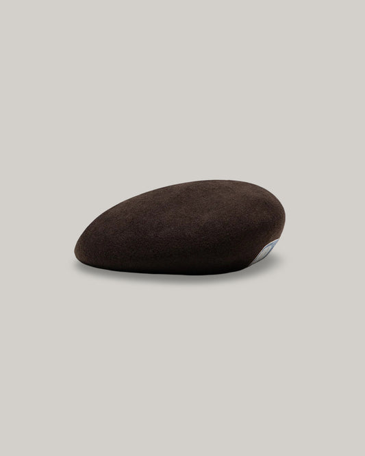 H.W. DOG & CO.  BASIC BERET - BROWN