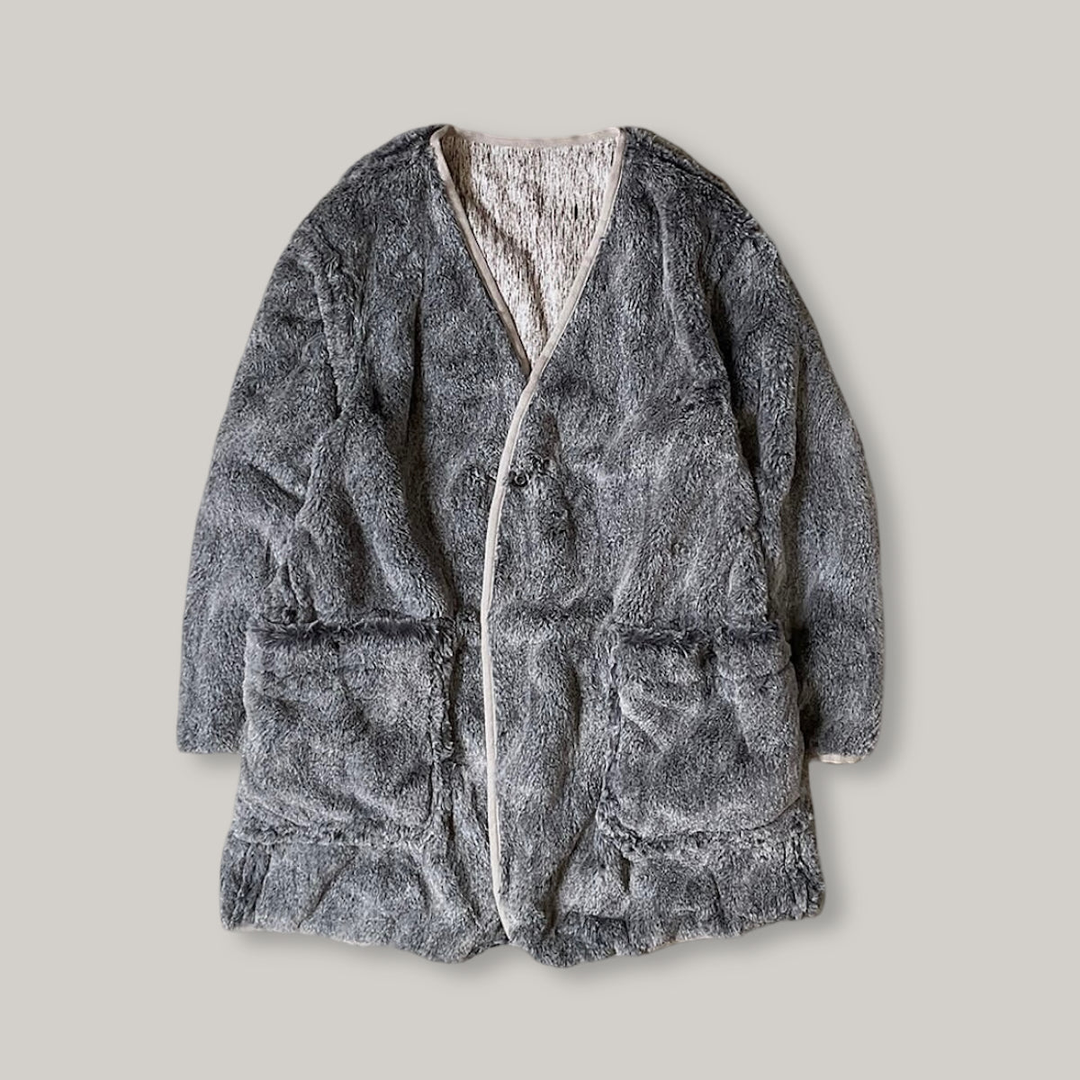 TS(S) REVERSIBLE COAT LINER JACKET - GREY