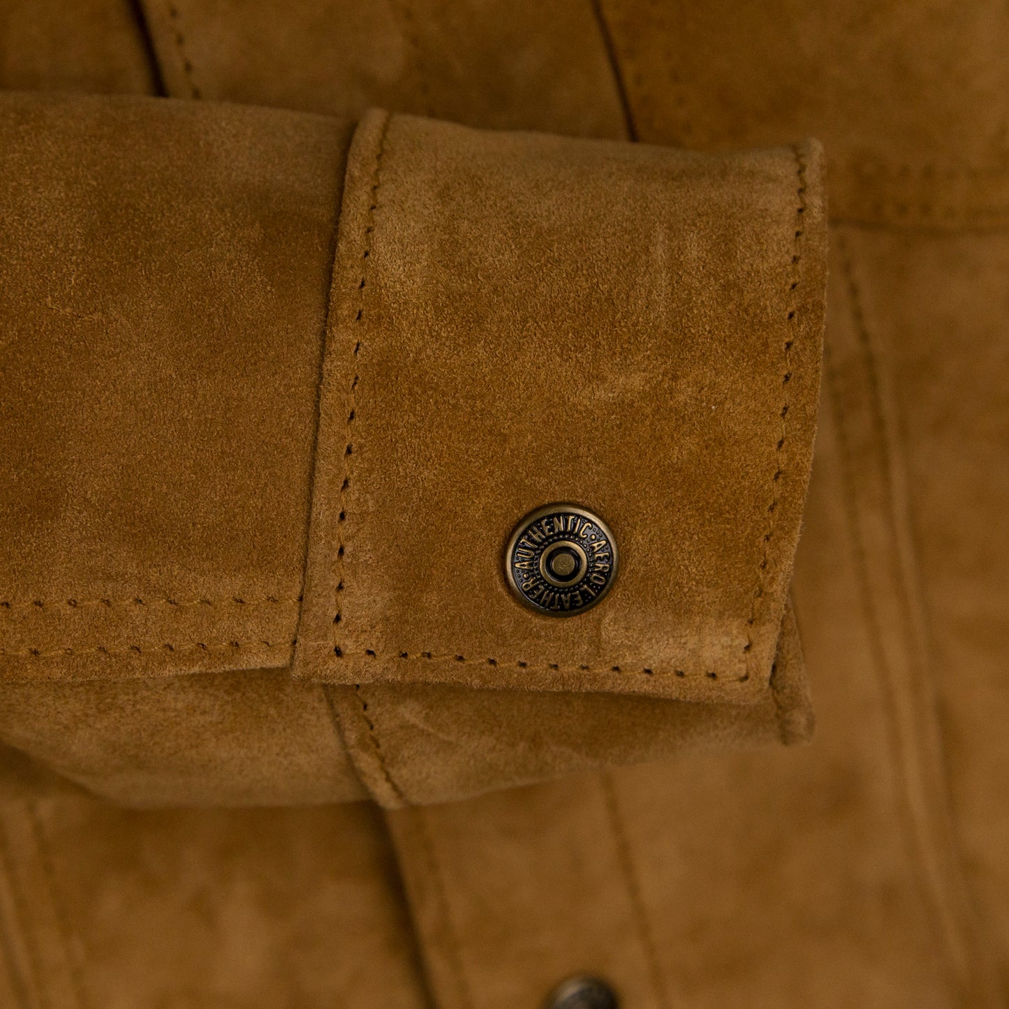 AERO LEATHER TYPE III JEAN JACKET - UNLINED COW SUEDE