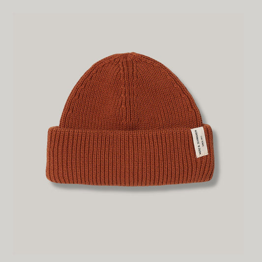 MERZ B. SCHWANEN KNB01 BEANIE - CARAMEL