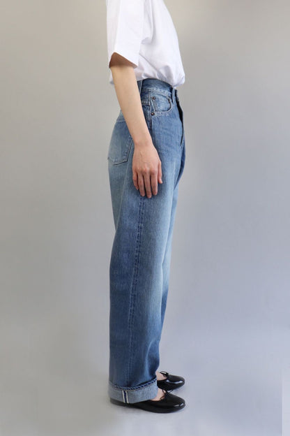 LENO KAY HIGH WAISTED JEANS - FADE INDIGO