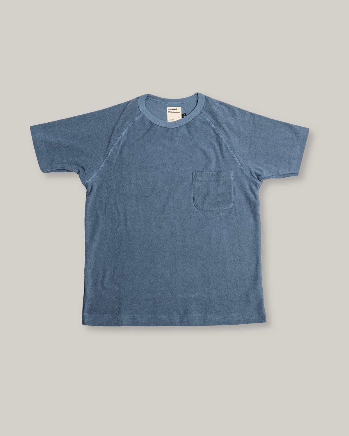 HEIMAT TERRY TEE - TRAIL BLUE