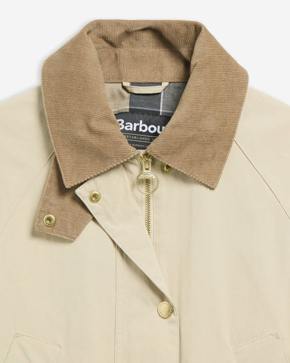 BARBOUR GLYNIS CASUAL JACKET - PALE KHAKI