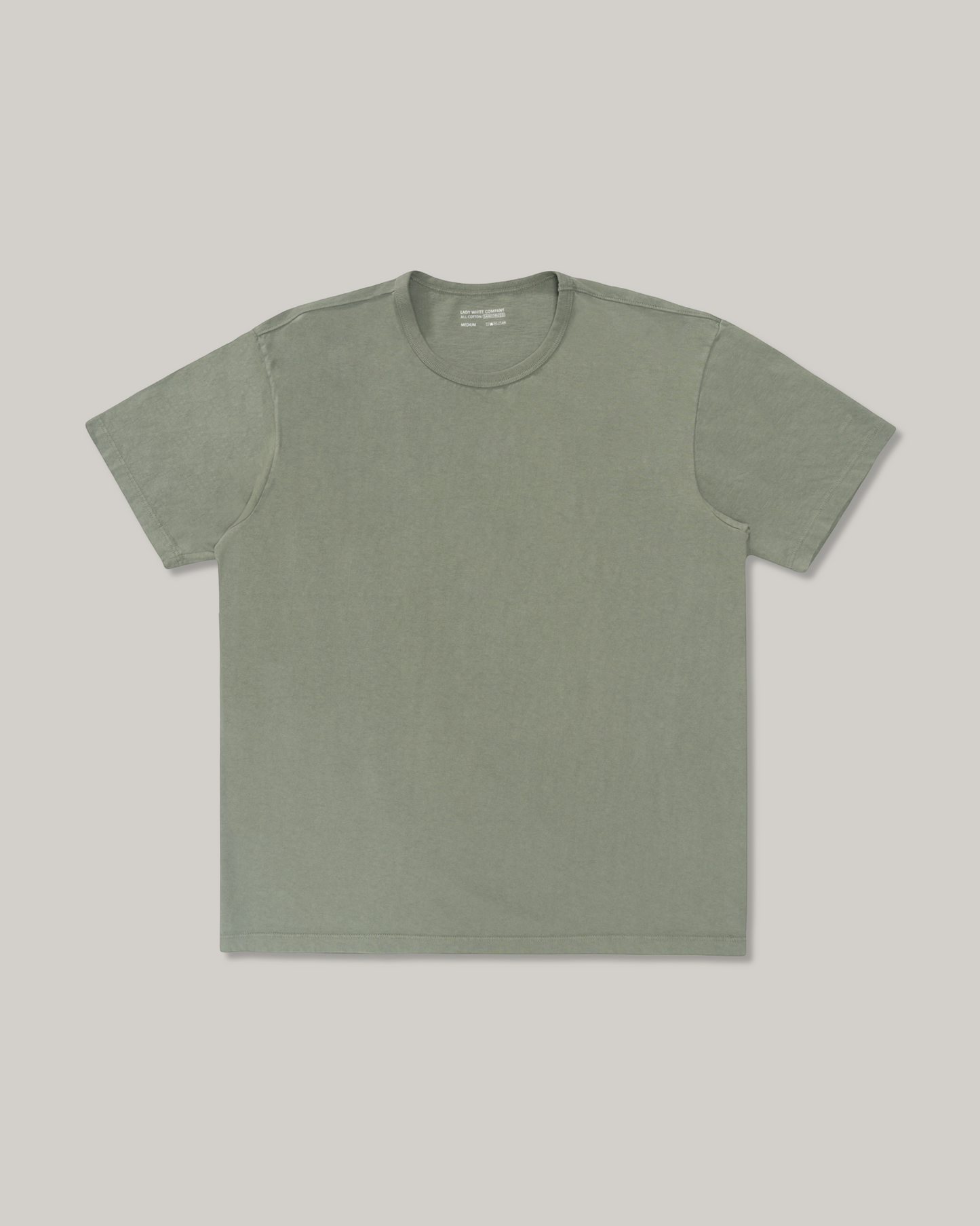 LADY WHITE CO. OUR T-SHIRT - DUSTY SAGE