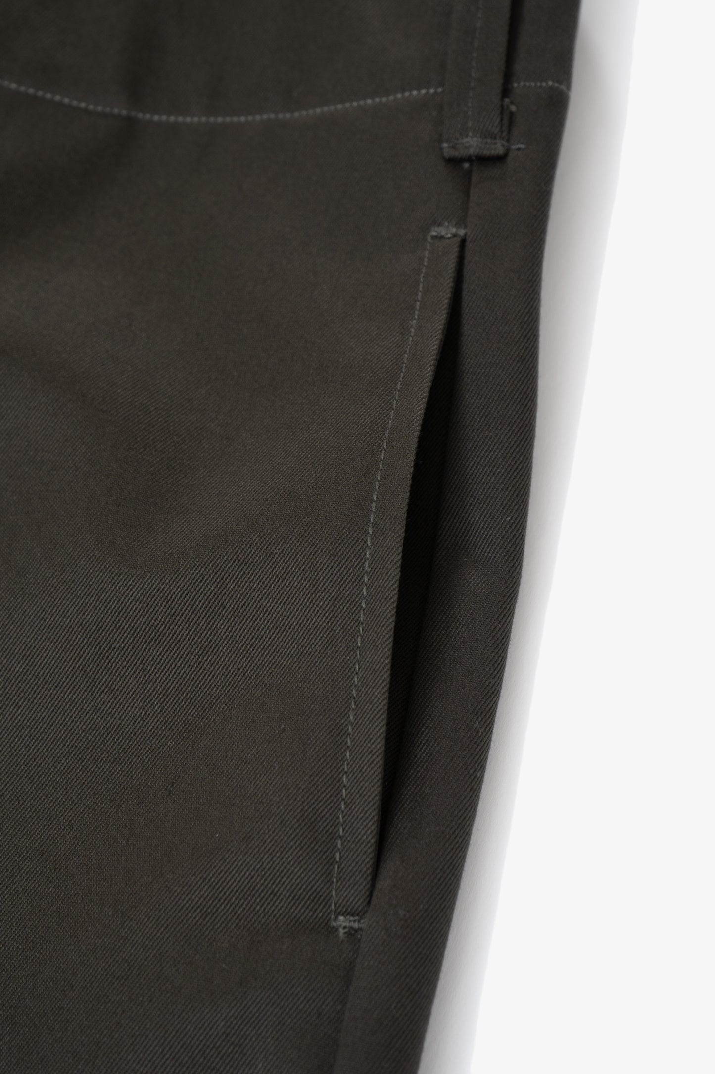 LADY WHITE CO. TWILL TROUSER - BLACK OLIVE