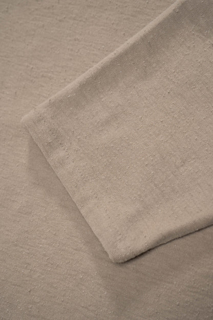 LADY WHITE CO. TWO BUTTON NEP POLO - SAND