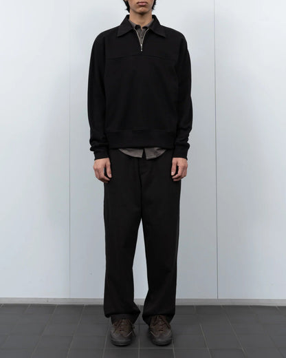 LADY WHITE CO. ANDERSON QUARTER ZIP - BLACK