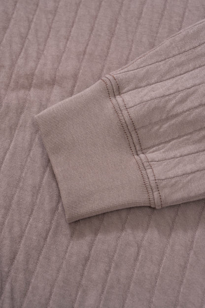 LADY WHITE CO. QUILTED ZIP UP - PALE PURPLE