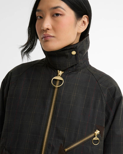 BARBOUR ARLENE WAX CHECK - CLASSIC/ SHADOW CLASSIC