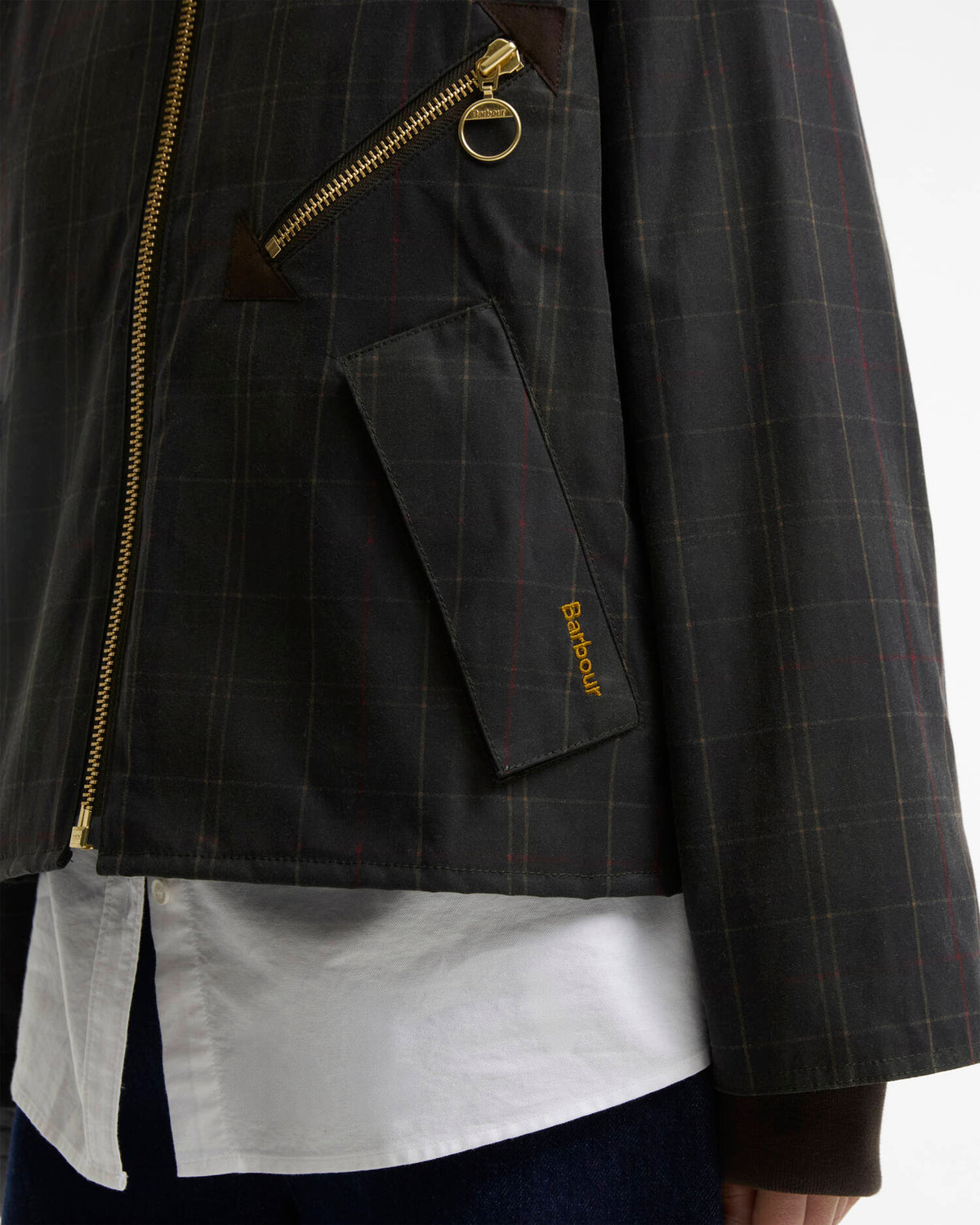 BARBOUR ARLENE WAX CHECK - CLASSIC/ SHADOW CLASSIC