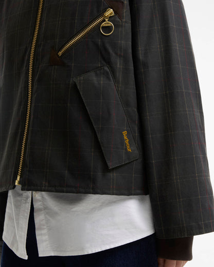 BARBOUR ARLENE WAX CHECK - CLASSIC/ SHADOW CLASSIC
