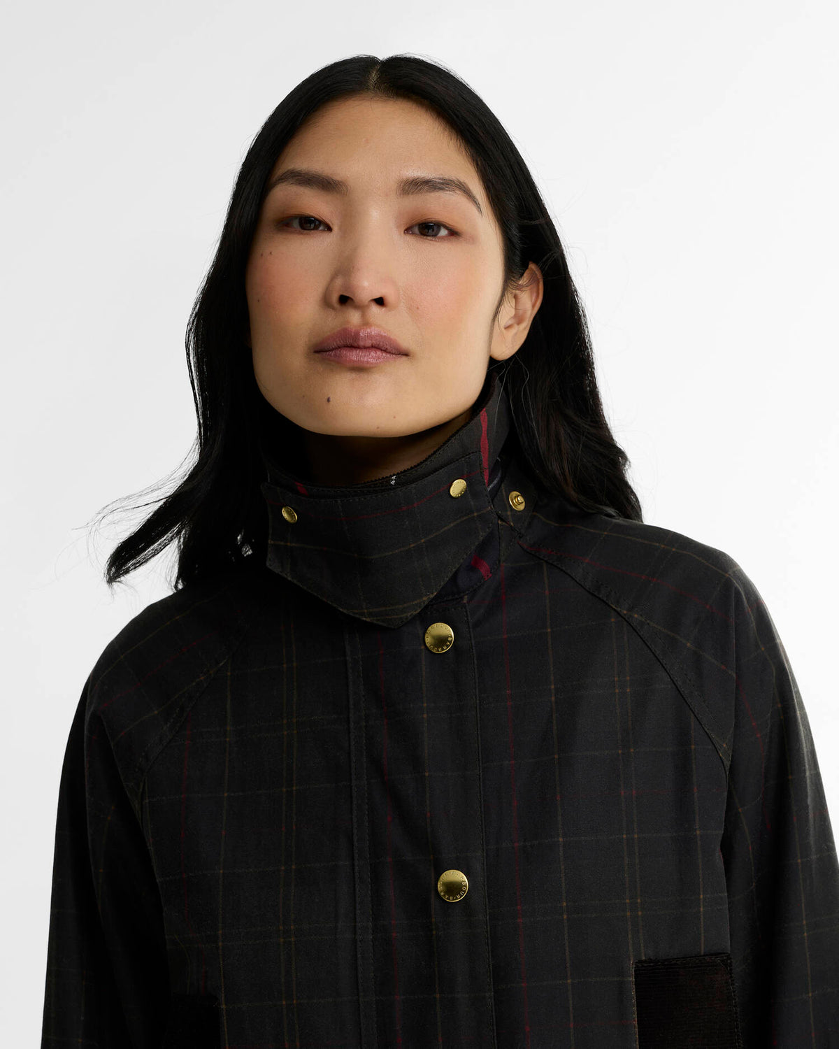 BARBOUR TARTAN REIMAGINED ICONS TARTAN  MODEN BEAUFORT WAX JACKET - CLASSIC TARTAN/ OLIVE
