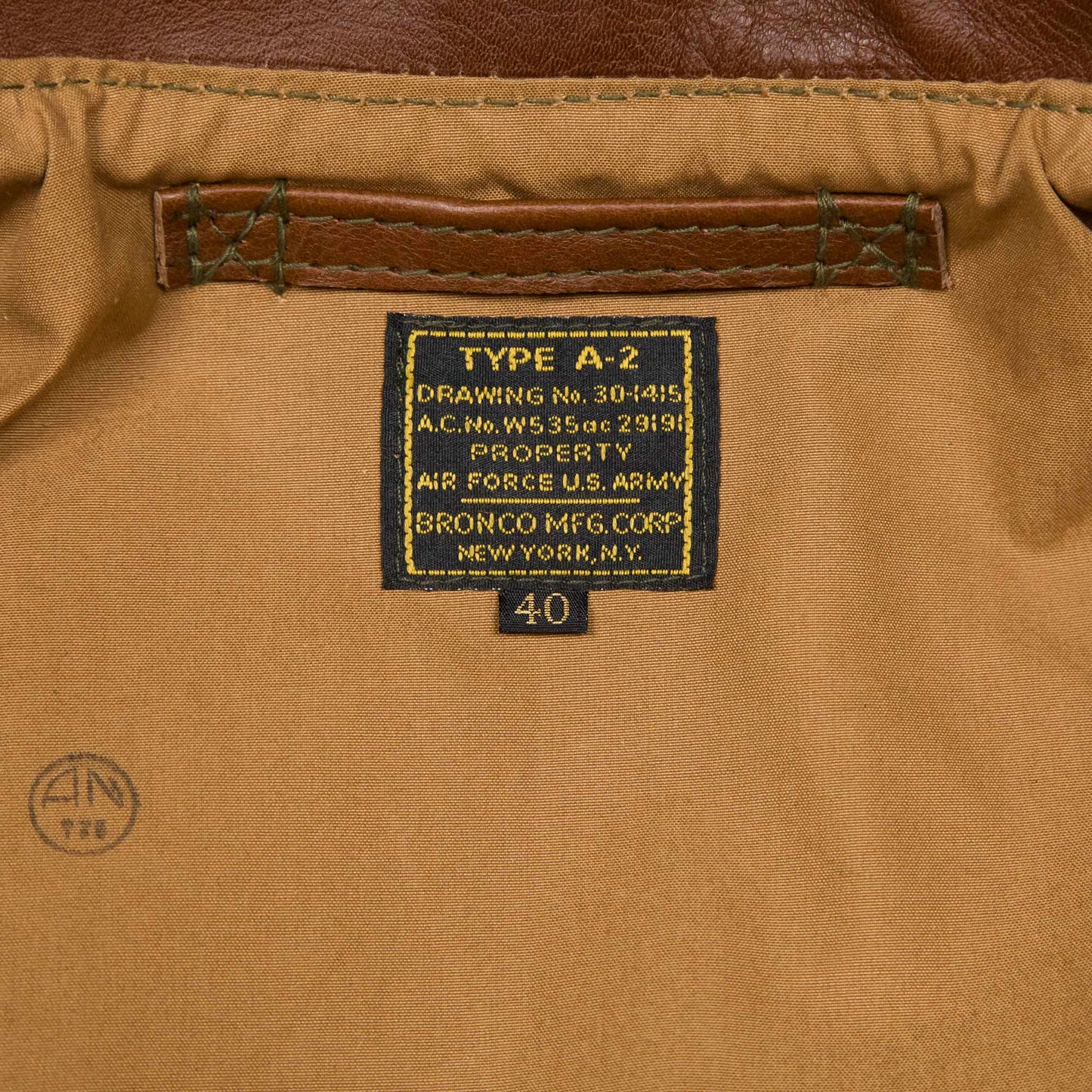 AERO LEATHER USAAF TYPE A-2 - BRONCO