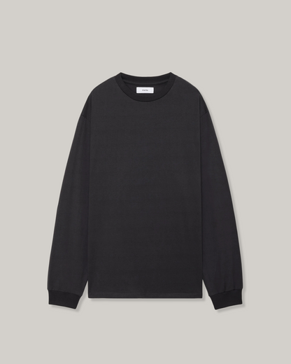 MARKA CREW NECK L/S TEE - CHARCOAL