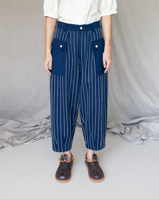 KARDO x W'MENSWEAR MAGGIE PANTS - INDIGO DENIM