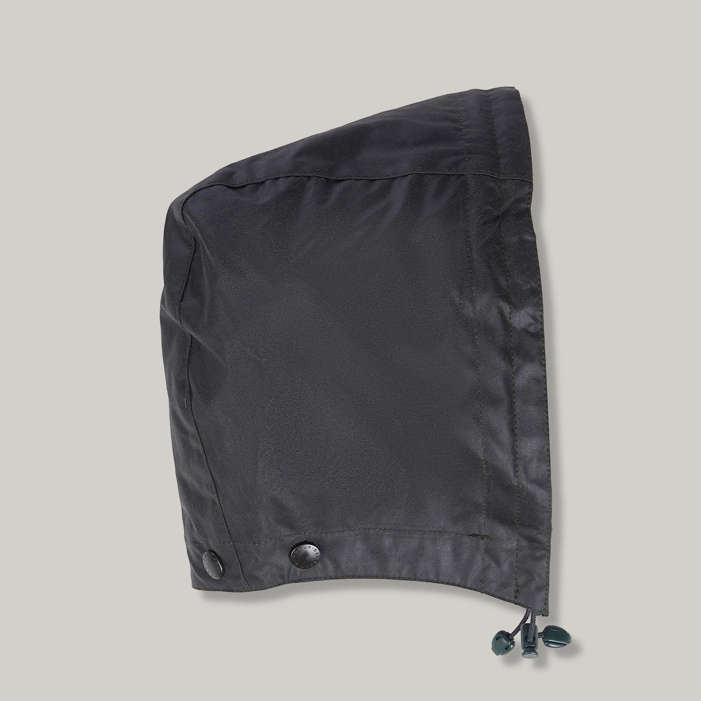 BARBOUR WAXED COTTON PLAIN HOOD - SAGE