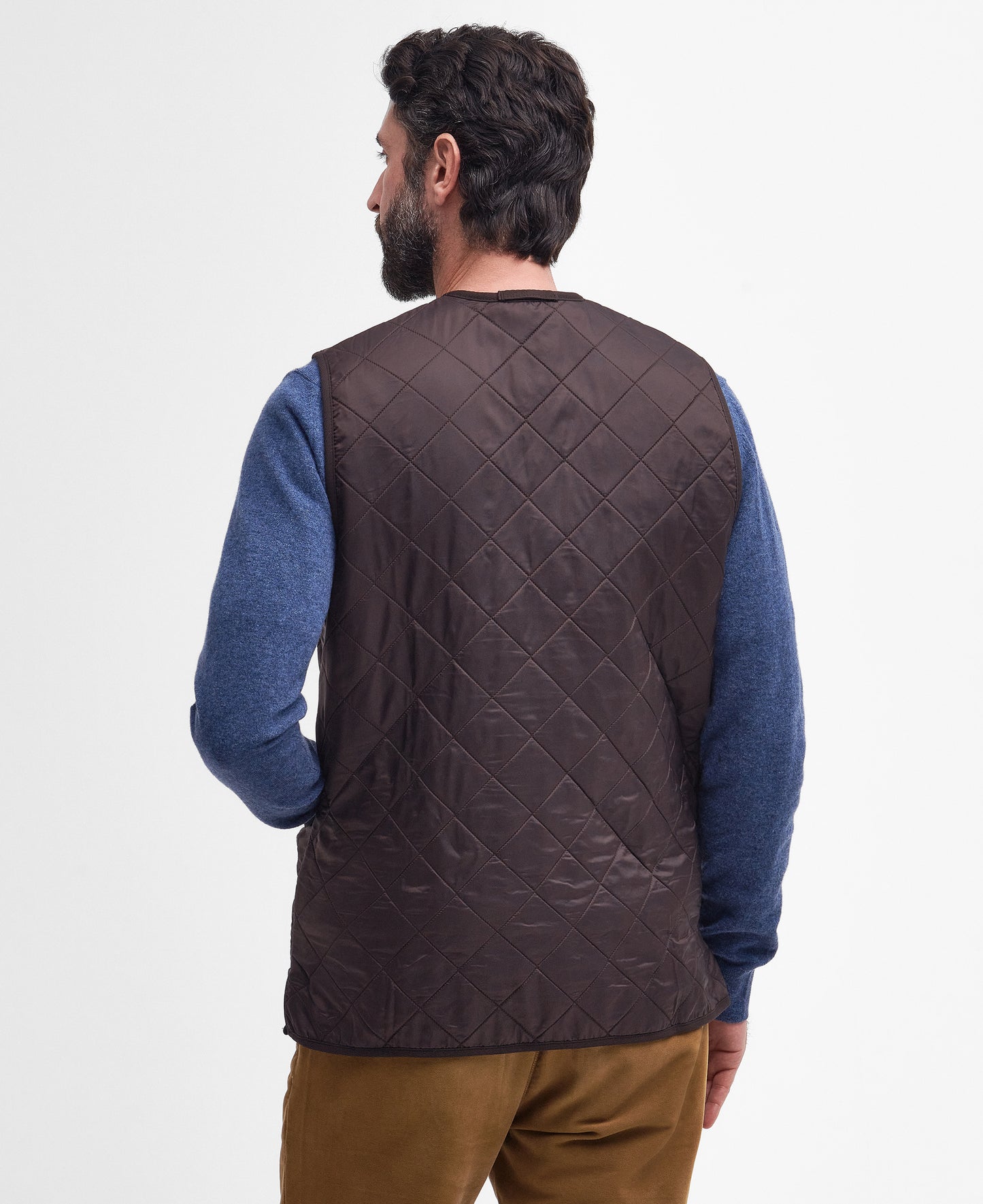 BARBOUR POLARQUILT LINER  - DARK BROWN