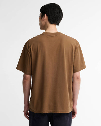 BARBOUR FORDYCE RELAXED GRAPHIC T-SHIRT - SEPIA