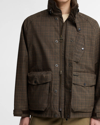 BARBOUR TRANSPORT URSULA WATERPROOF JACKET - DARK STONE