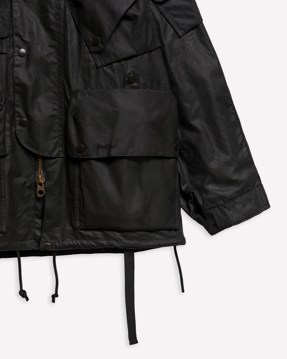 BARBOUR x NORBIT RIPSTOP WAX JACKET - BLACK