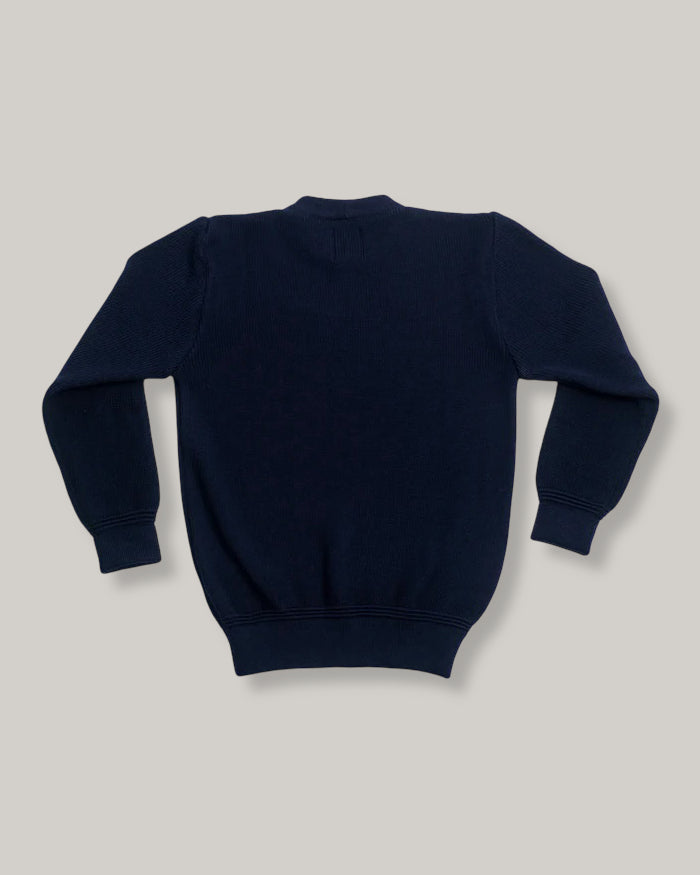 HEIMAT MERINO CREWNECK SWEATER - INK