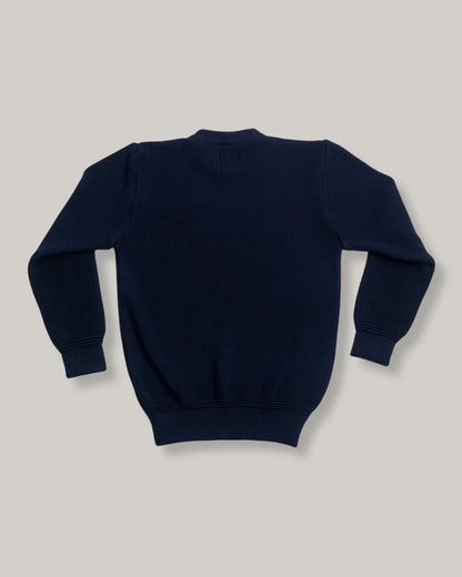 HEIMAT MERINO CREWNECK SWEATER - INK