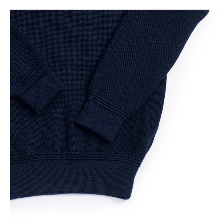 HEIMAT MERINO CREWNECK SWEATER - INK