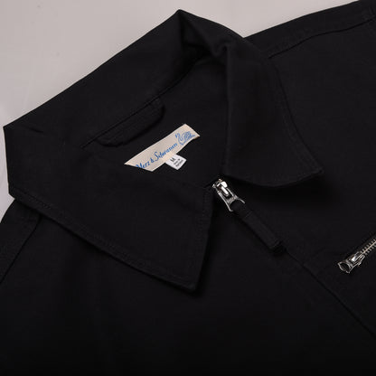 MERZ B. SCHWANEN JKT07 UNISEX ZIP JACKET - DEEP BLACK