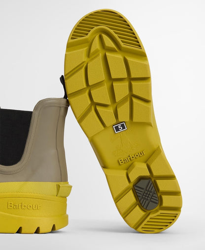 BARBOUR NIMBUS WELLINGTON BOOTS - DUSKY GREEN/ LIMEADE