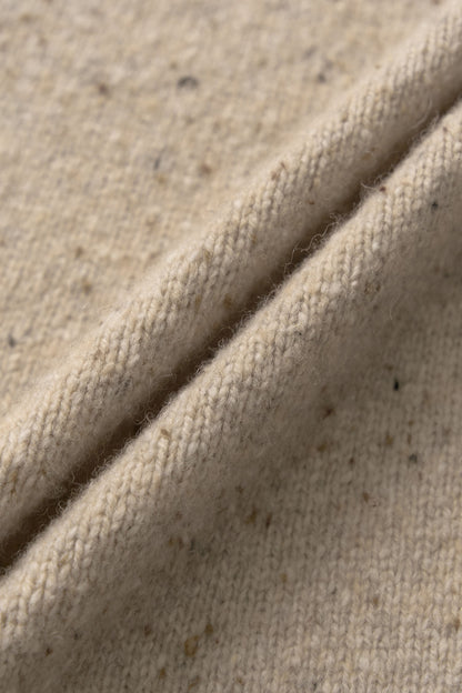 NOTHING WRITTEN NEP YARN MIXED MUFFLER - COOKIES & CREAM