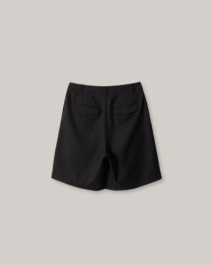 NOTHING WRITTEN SERENE TAILORED SHORTS - BLACK