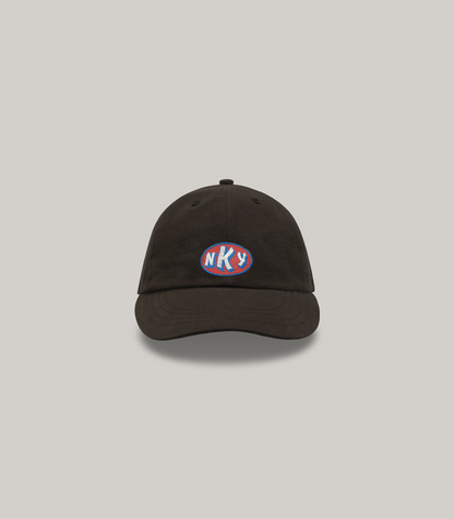 KNICKERBOCKER OIL CANVAS CAP - BROWN