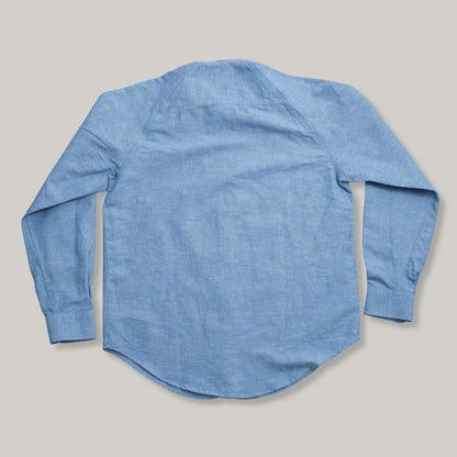 HEIMAT COTTON/ HEMP ARTIST SHIRT - TRAIL BLUE