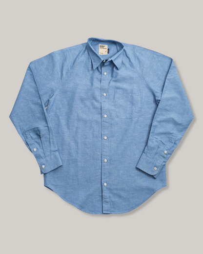 HEIMAT COTTON/ HEMP ARTIST SHIRT - TRAIL BLUE