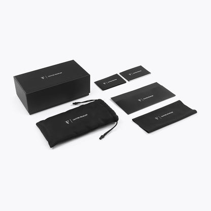 OLIVER PEOPLES R-8 SEMI MATTE BLACK W/GREY POLAR