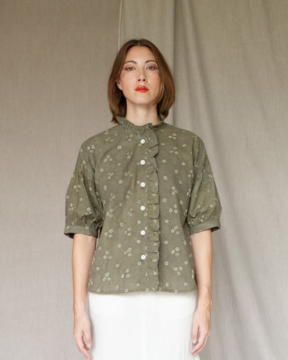 KARDO x W'MENSWEAR PLAY SHIRT - BANDHANI OLIVE