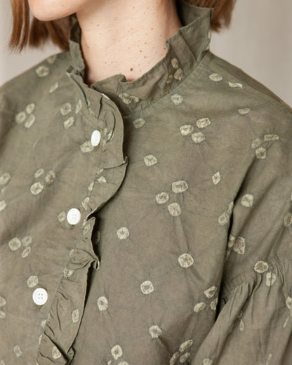 KARDO x W'MENSWEAR PLAY SHIRT - BANDHANI OLIVE