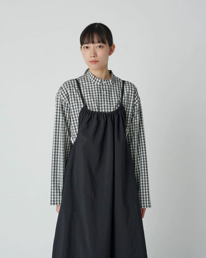 SNOW PEAK PE LIGHT POPLIN DRESS - NAVY