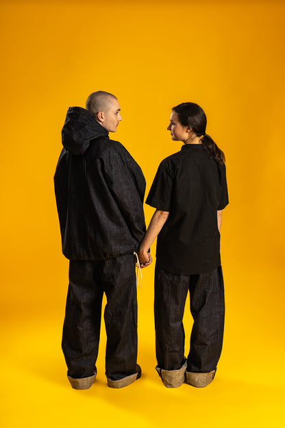 WORKING REVERSIBLE PULLOVER - RINSED