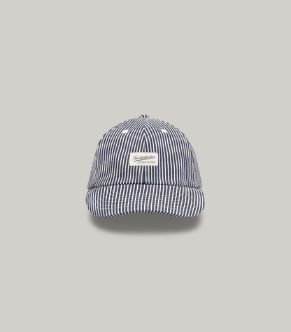 KNICKERBOCKER PACIFIC DENIM CAP - INDIGO STRIPE