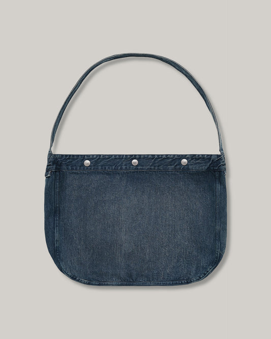 KNICKERBOCKER DENIM PAPERBOY BAG - VINTAGE WASH